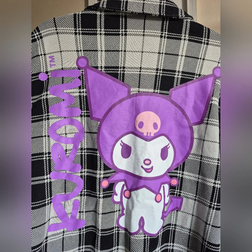 Kuromi By Sanrio Kids Shirt with Cartoon Patch - Picture 5 of 5